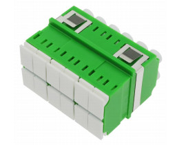 12 Adaptador LC de alta densidad de puertos de modo único y multimoda para red