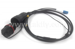 Cordón de parche de fibra impermeable Fullaxs-DLC para LTE LSZH Material de la funda exterior Diámetro del cable 5,0 mm