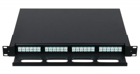 TK-HRS-1096B Alto 1U MTP MPO Cassette Patch Panel para el centro de datos