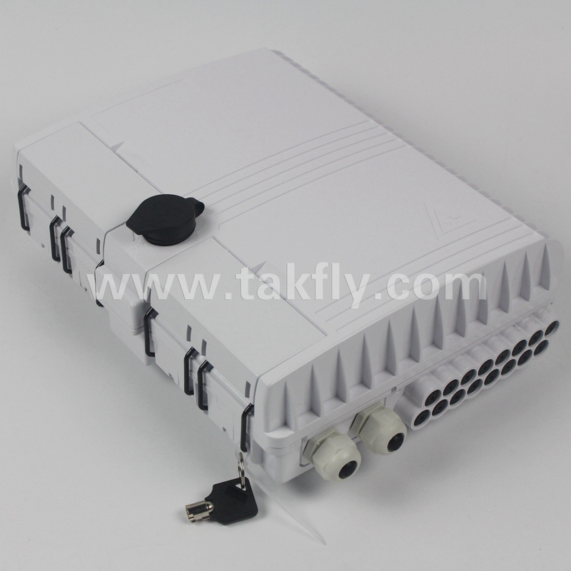 16 puertos FTTx Caja de terminación de cable de fibra FTKS-1805-16E Peso ligero Presión atmosférica 70Kpa-106Kpa