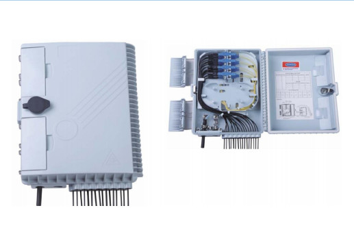 FTKS-1805-16F 16 puertos Caja de terminación de fibra, Caja de terminación de cable de fibra FTTx peso ligero