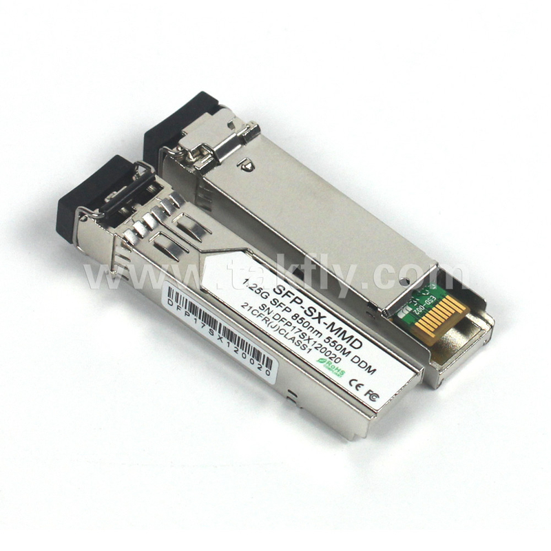 1.25G SFP 850NM 550M MMF DDM LC CISCO JUNIPER HUAWEI COMPATIBLE SFP módulo de transmisor óptico