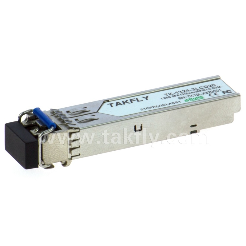1.25G SFP 1310nm 20KM SMF DDM LC CISCO JUNIPER HUAWEI MODULO de transmisor óptico compatible con SFP