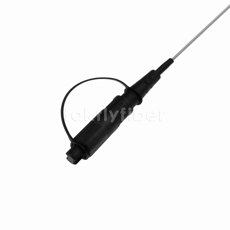 Optitap SC/APC 1Core FTTH Cable de goteo de soporte automático Fibra óptica Pigtail 40M SM G657A1 LSZH chaqueta de baja fricción
