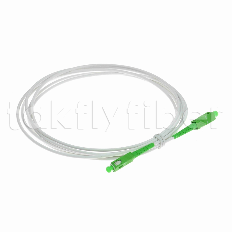 Resistente a roedores G657A2 SC APC Cordón de parches de fibra óptica Cable blindado de parches de fibra SM 3.0mm