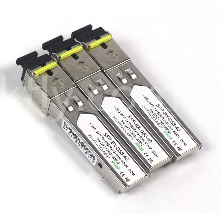 1.25G SFP BIDI Transceptor Tx1310/Rx1550nm 40KM SMF DDM LC SFP módulo de transmisor óptico