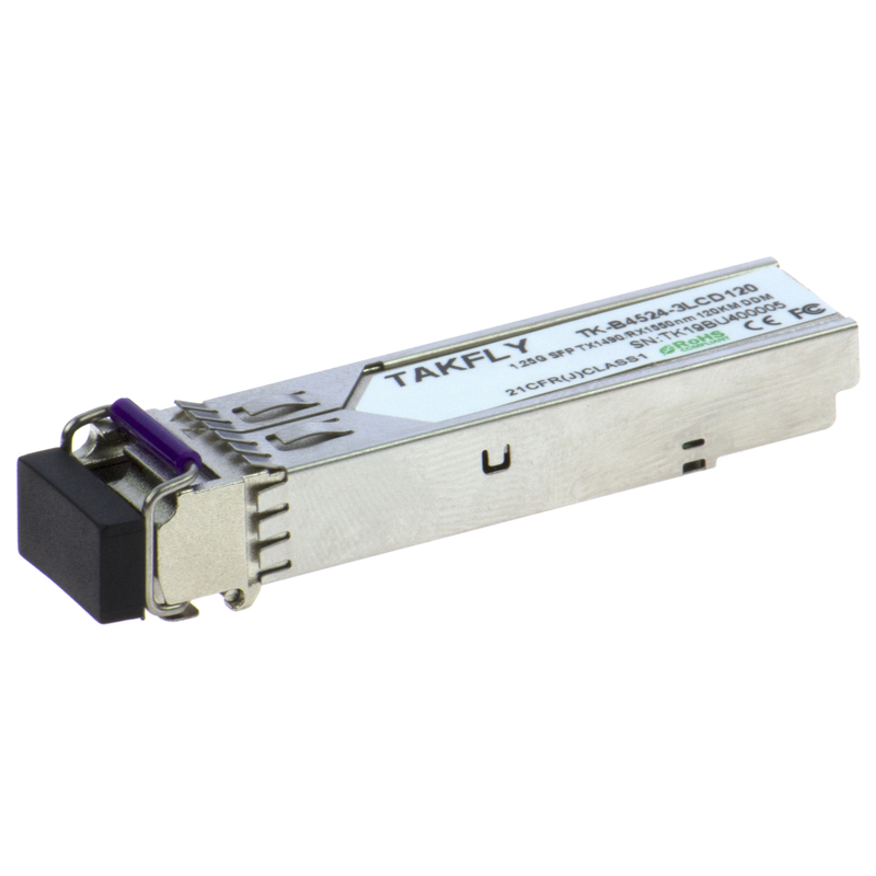 1.25G SFP BIDI Transceptor Tx1490/Rx1550nm 120KM SMF DDM LC CISCO JUNIPER HUAWEI Compatible con el sistema operativo de la compañía