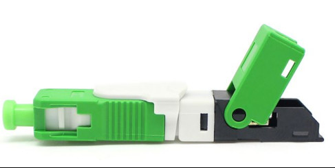 Conector rápido de fibra de APC UPC con prueba de caída ΔIL≤0,3 DB y rendimiento de impacto 3 ciclos