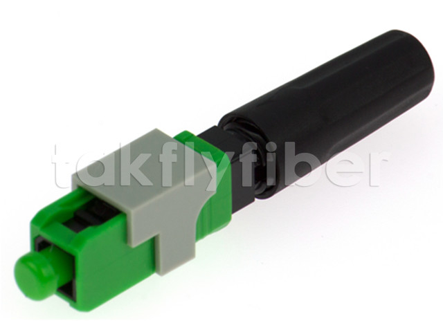 Conectores de fibra de conexión rápida de modo único e impermeable para cables de caída / cables interiores