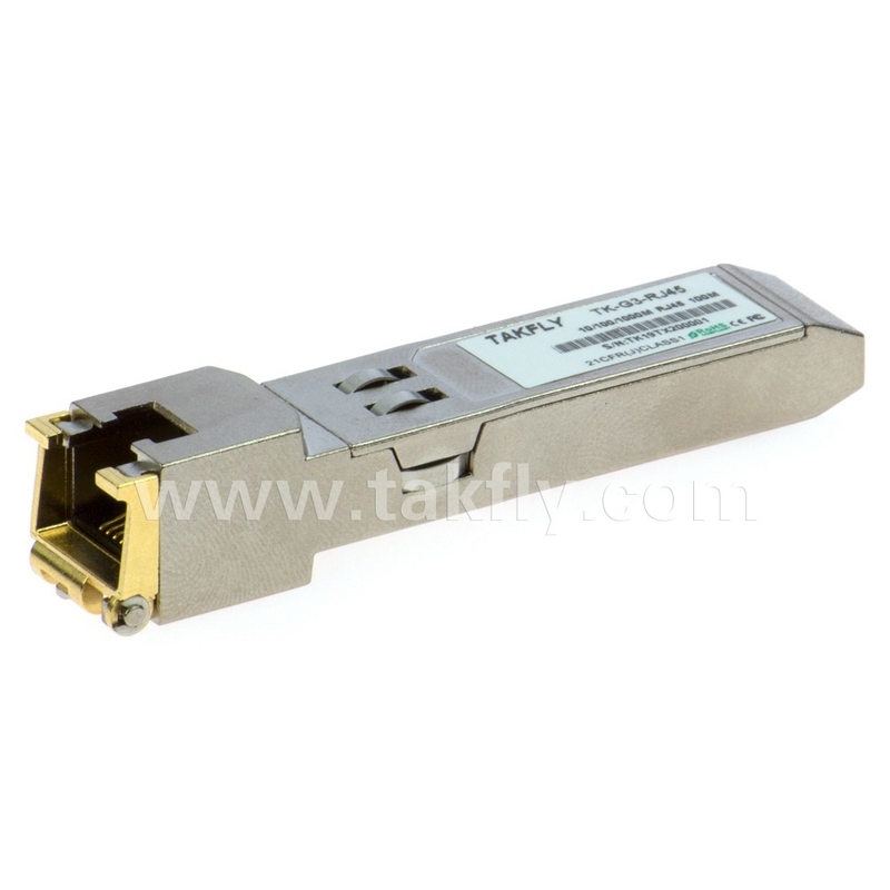 10/100BASE-T Transceptor SFP de cobre que admite interruptores basados en SFP100 puertos Base-FX con tipo de pulido APC