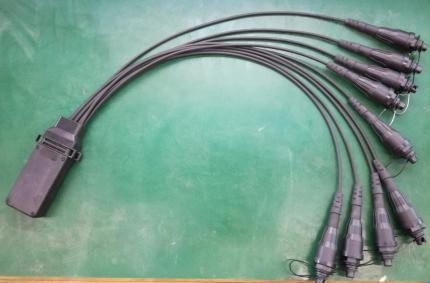 OM1/OM2 Conector de tipo de fibra SuperTap Instalación rápida para el Mini FiberHub CLOSURE