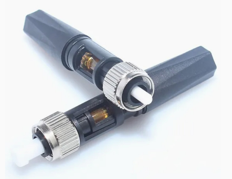Conector rápido de fibra óptica FC/UPC de modo único para CATV FTTH Diámetro de fibra 0,125 mm