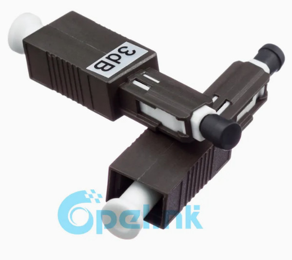 1310/1550nm Mu/PC Atenuador de fibra óptica -30dB de varón a mujer amplio rango de temperatura
