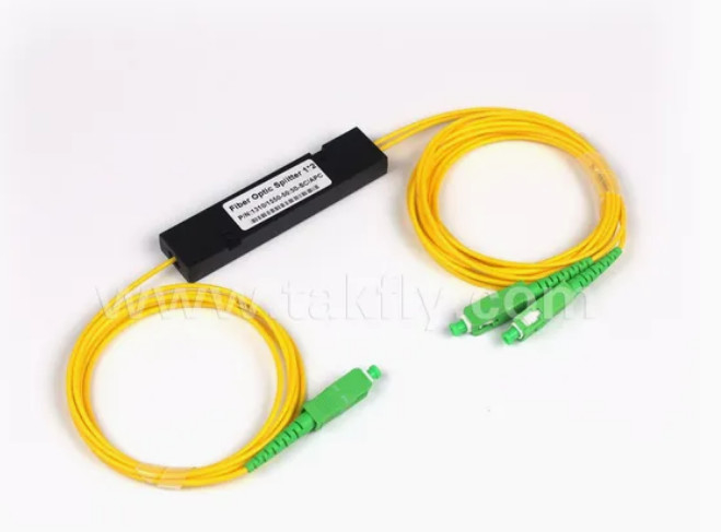 1x2 Modo único ABS SC PLC Splitter Fibra óptica Sc APC 1 a 2 PLC Splitter