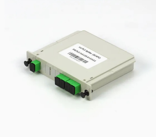 1x4 FTTX Gpon Fiber Casette Tipo LGX PLC Splitter con conector Sc / APC Alta confiabilidad y estabilidad