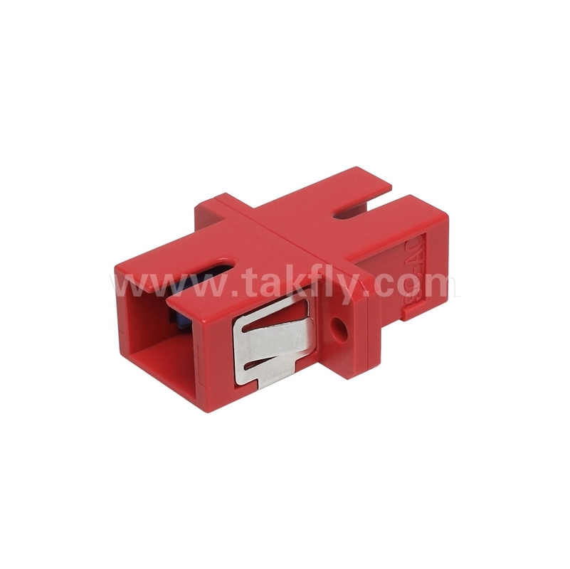 Adaptador de fibra óptica SC Simplex Multimodo APC UPC Baja pérdida