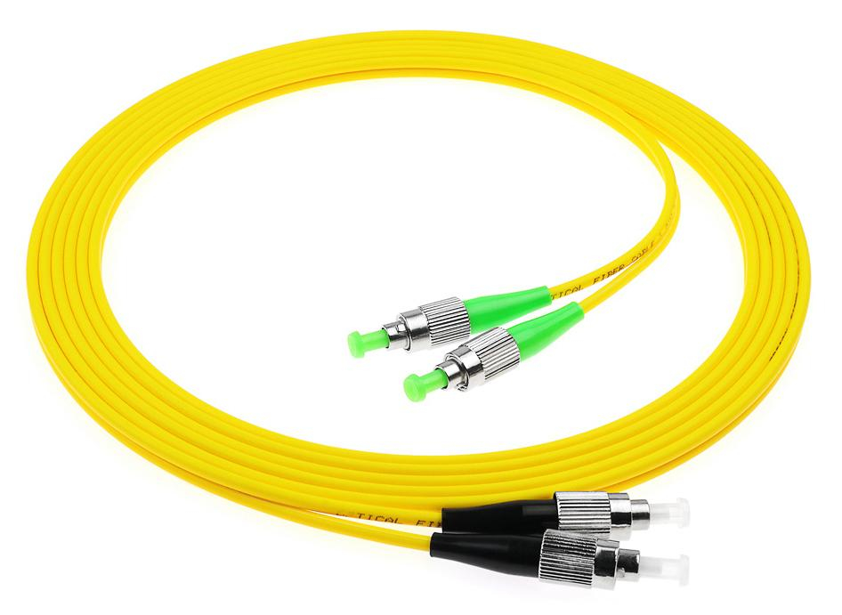 El cable de parches de fibra óptica dúplex FC-FC LSZH/PVC SM/MM UPC/APC