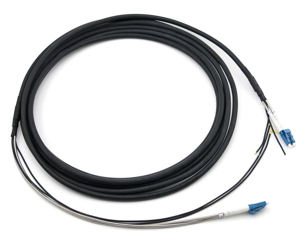 LC-LC GYFJH 2 núcleo exterior de cable de rama protegida UPC/APU LSZH