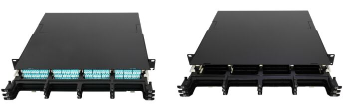 Panel de conexión de casete MPO de alta densidad 1U 2U 4U