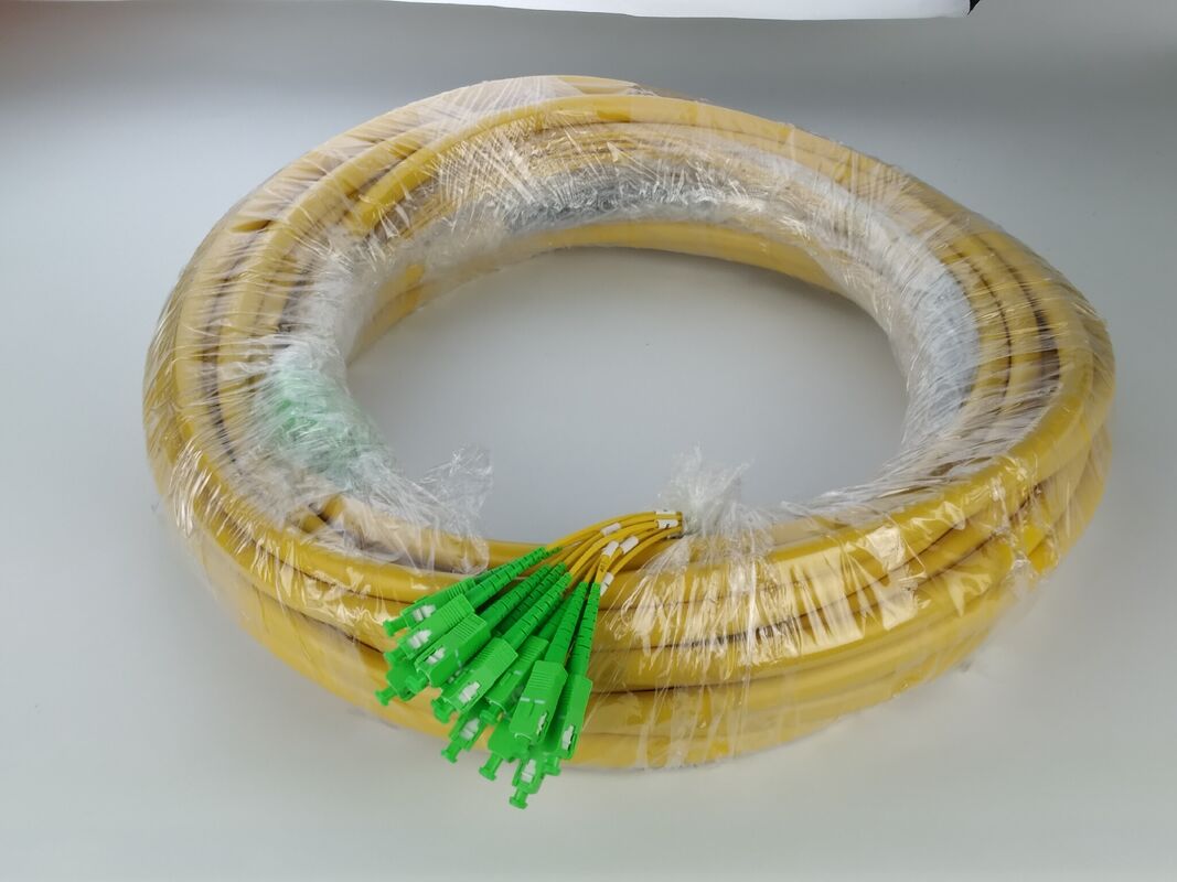 Cable de Fibra Óptica SC-LC 12F con Diámetro de Cable de 12.5mm (Subunidad de Fibra Óptica de 2.0mm)