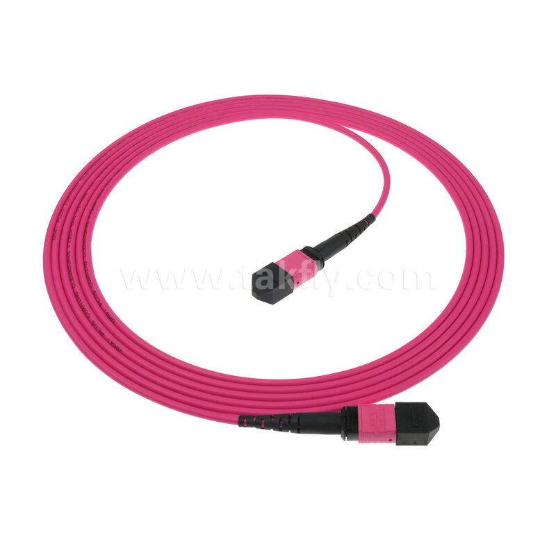 MPO MTP Hombre Mujer 8F 12F 16F 24F MM Multimodo OM4 Fibra óptica Patchcord / Fibra óptica Patch cable / Fibra óptica Breakout cable / Fibra óptica tronco cable
