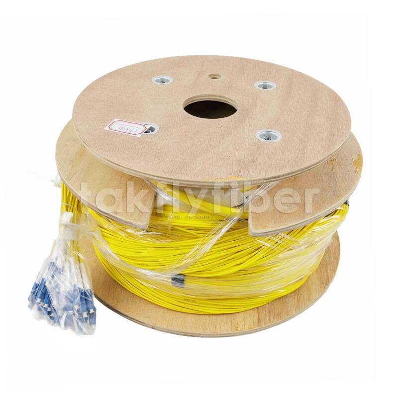 48 núcleos G657A OS2 Cable de parche de fibra de ruptura preterminado para conectividad de alta densidad
