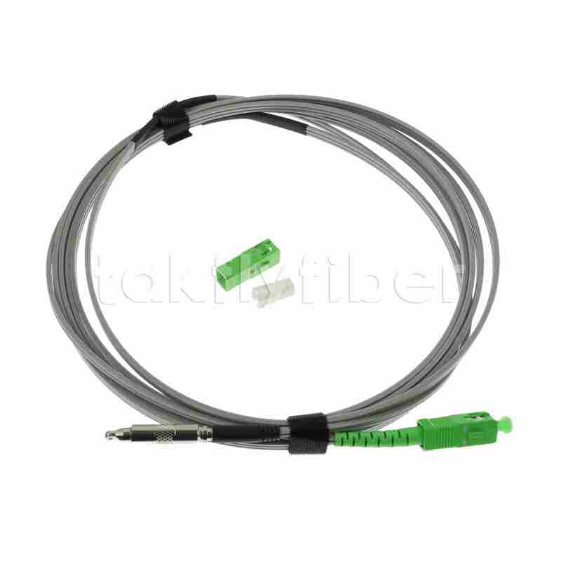 Conjuntos de cables de bajada de fibra empujables SC/APC a SC/APC de 2,0*5,2 mm para FTTH y FTTP