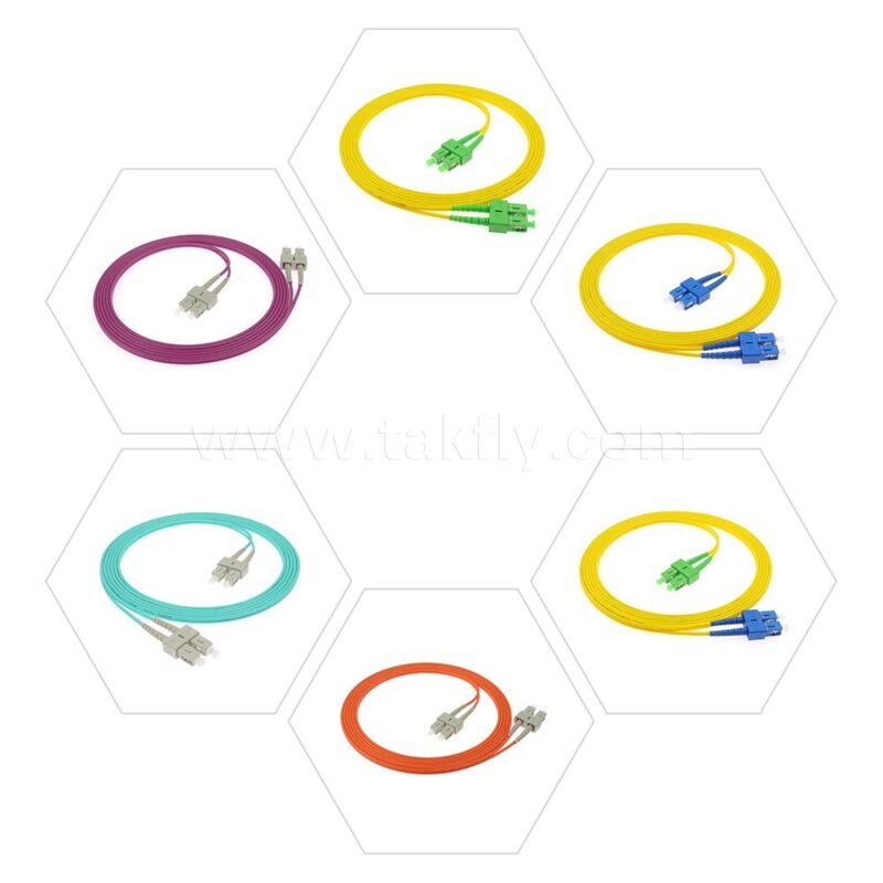 Fibra óptica de patchcord LC/Sc/FC/St Uni-modo/Multimodo Upc/APC Simplex/Duplex Jumper para el centro de datos FTTH Telecom