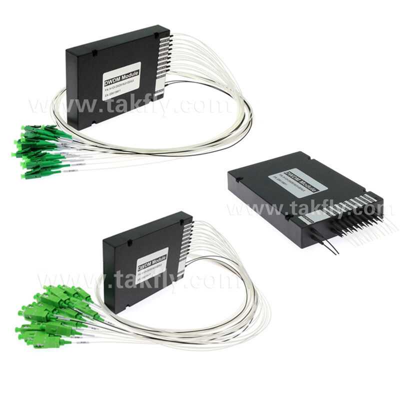DWDM 8+1 canal MUX+DEMUX ABS módulo de fibra óptica para el centro de datos Telecom 5G