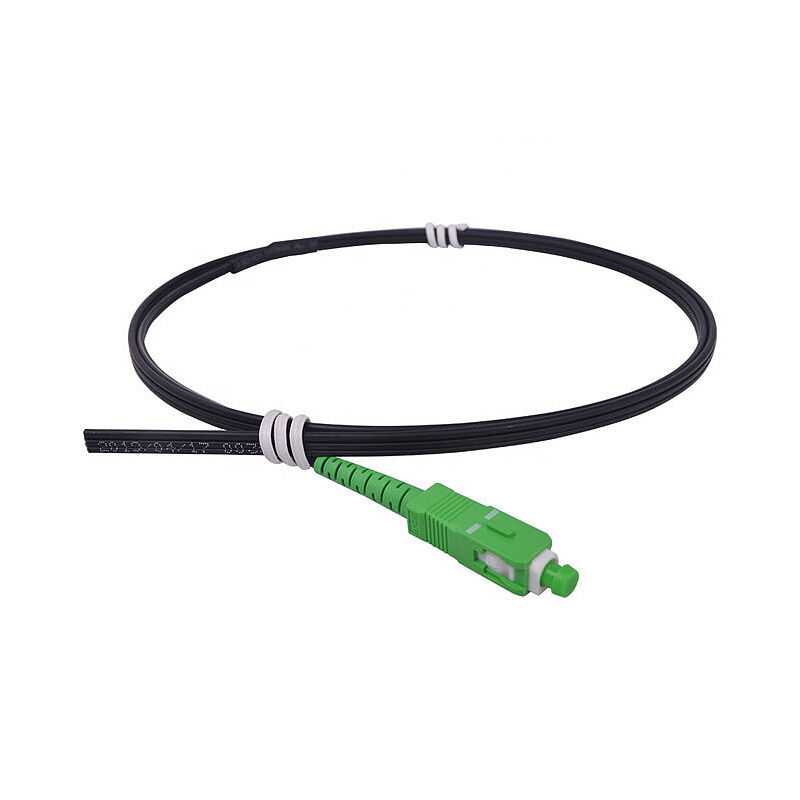 Intercambiabilidad menor o igual a 0,2 dB de cable flexible de fibra con material de cubierta LSZH diseñado para instalaciones de fibra óptica sin costuras.