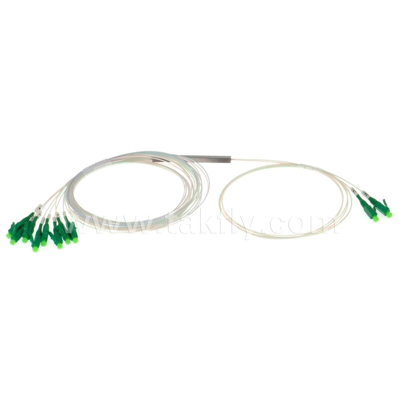 PLC Splitter 2*N Tubos de acero SC APC/UPC 0.9mm Fibra óptica para el centro de datos Telecom FTTX