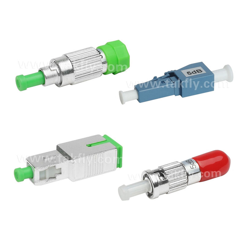 Atenuador de Fibra Óptica Fijo LC/SC/ST/FC SM/MM UPC/APC Macho/Hembra para Centro de Datos FTTX