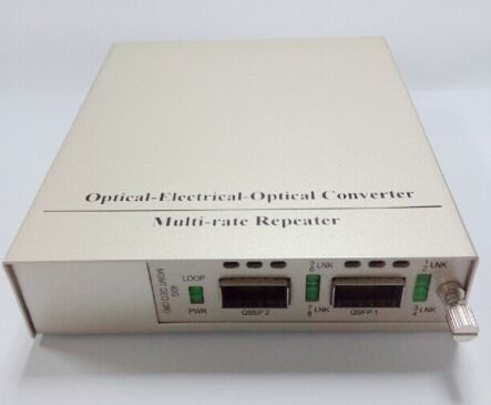 Repetidor QSFP+ a QSFP+ del convertidor de medios de fibra 40G OEO 3R —— Alto rendimiento y eficiencia