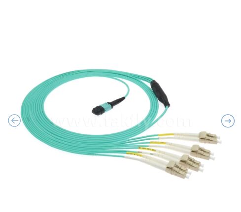 MPO/MTP-LC Breakout Patch Cord. Solución de cableado de fibra óptica multi-núcleo de alta densidad