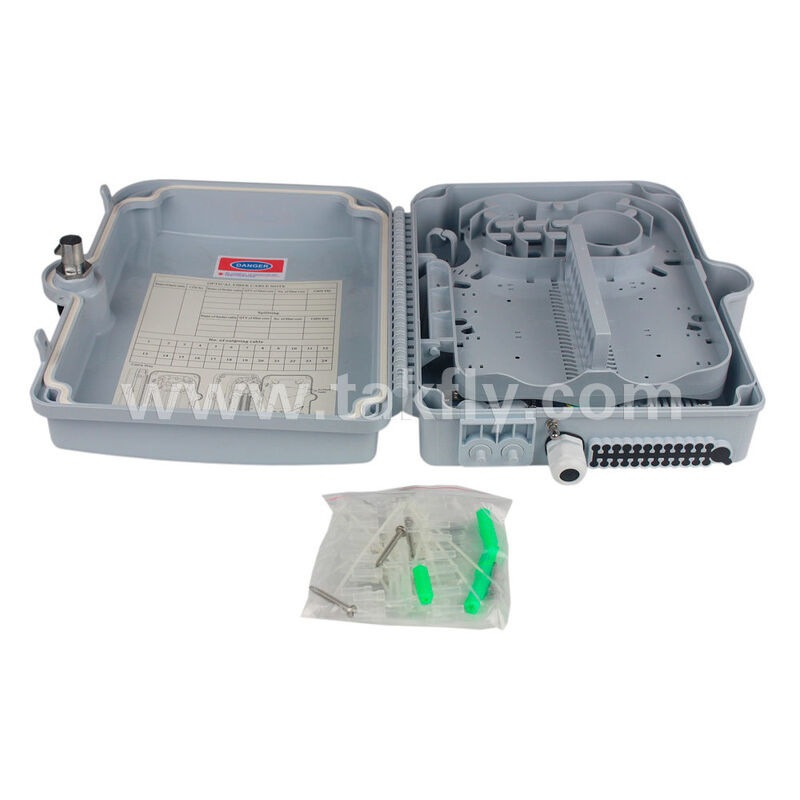 Caja de terminación de fibra óptica modelo FTKS-1805-24A2: conexión confiable de cable de alimentación a acometida y protección de red para sistemas FTTx