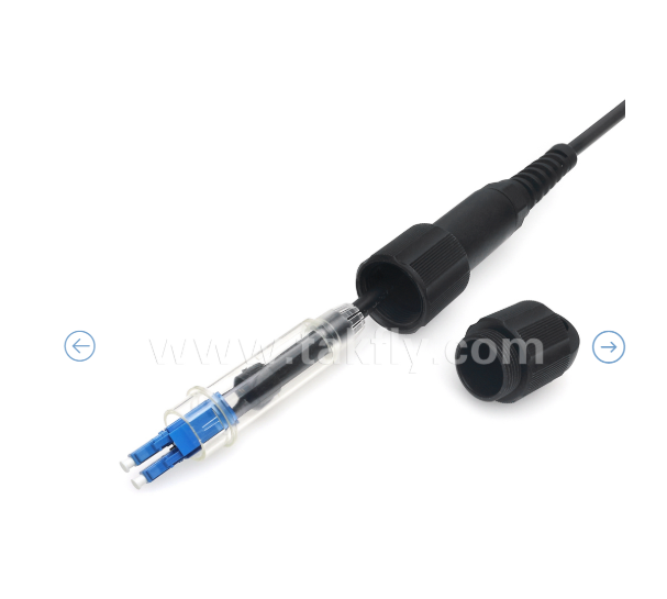 IP67 Cordón de parche doble LC-LC a prueba de agua Cable calificado para exteriores, GYFJH, listo para entornos difíciles