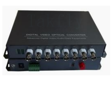 Convertidor óptico de vídeo digital de 8 canales