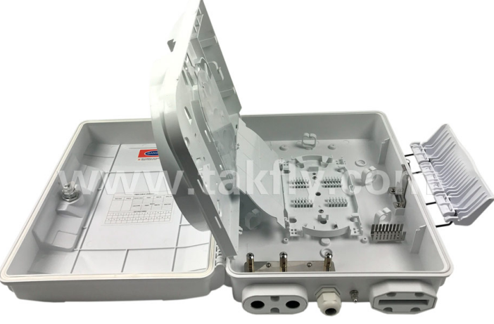 FTKS-1805-16K-24E-24H Caja de terminación de fibra de 24 puertos para la construcción de redes de comunicación FTTx de China