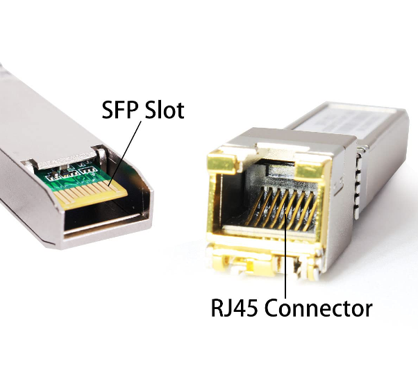 1000BASE-T Copper SFP Transceiver with 1.25Gbps Speed, 100m Range, and Low EMI