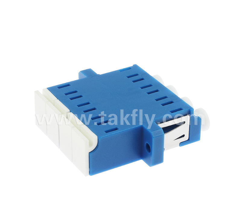 Adaptador de obturador interno LC Quad 4 en 1 LC Duplex con obturador incorporado, UPC, protege los ojos del láser de fibra óptica, para centros de datos y conexiones de fibra de alta potencia