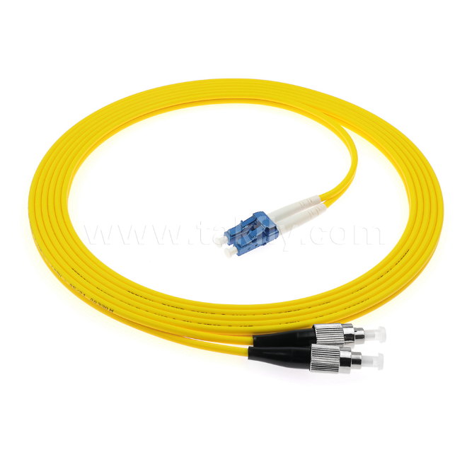 Cordón híbrido de parches de fibra de LC-FC ¢ Simplex/Duplex, de modo único y multimodo, para interconexión flexible de red
