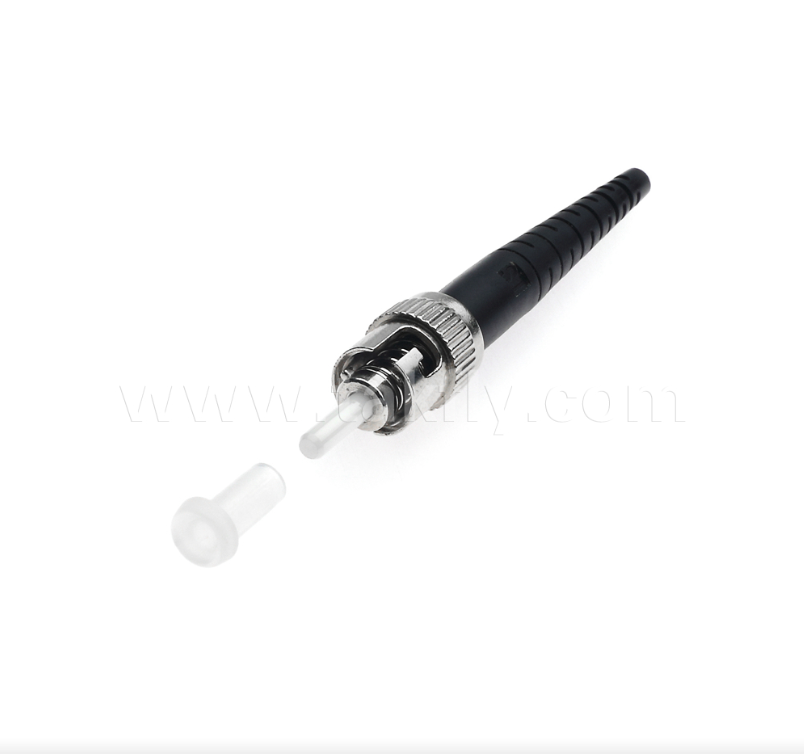Conector de fibra óptica ST: bloqueo por torsión de bayoneta, baja pérdida de inserción, compatible con multimodo/monomodo