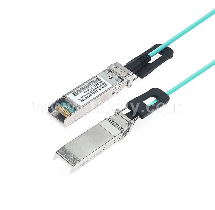 Cable óptico activo (AOC) QSFP28 de 100G – 4×25G, hasta 104 Gbps, 3-70 m, matriz VCSEL, baja potencia <3,5 W, QSFP28 a QSFP28