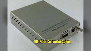 Conexión de red confiable del convertidor de fibra 10G