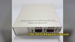 Repetidor de fibra 10G OEO SFP+ a SFP+