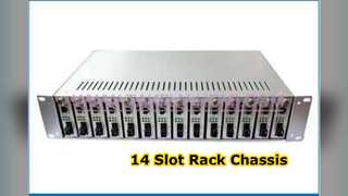 Chasis de montaje en rack de 14 ranuras, altura 2U