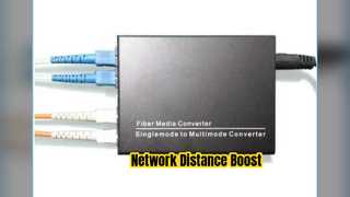 Amplíe la distancia de red Convertidor de medios de fibra de 120 km